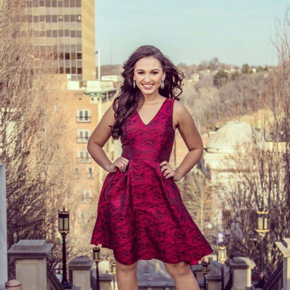 White House Black Market Red Dress
